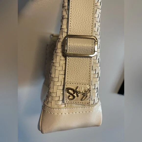 Sharif White and Floral Tote Bag NWT - Picture 5 of 9